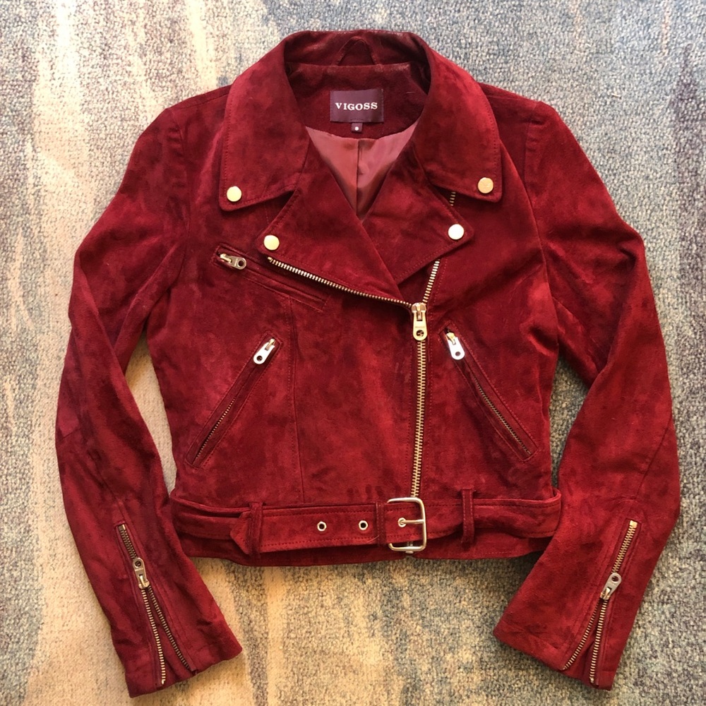 Vigoss Leather Jacket Size Small